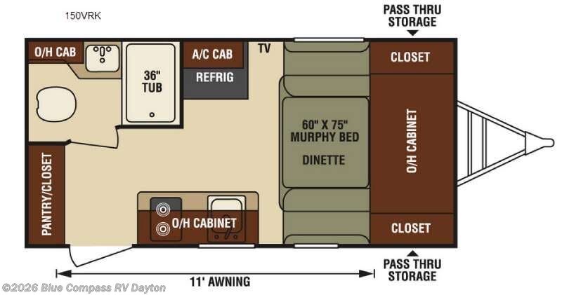 2016 Venture RV Sonic Lite 150VRK - Used Travel Trailer For Sale by Blue Compass RV Dayton in New Carlisle, Ohio