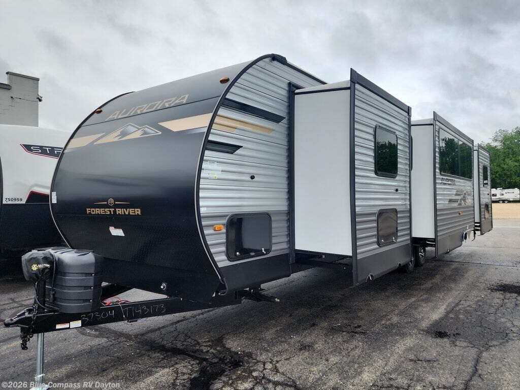 New 2026 Forest River Aurora 34BHTS (2 Queen Beds) available in New Carlisle, Ohio