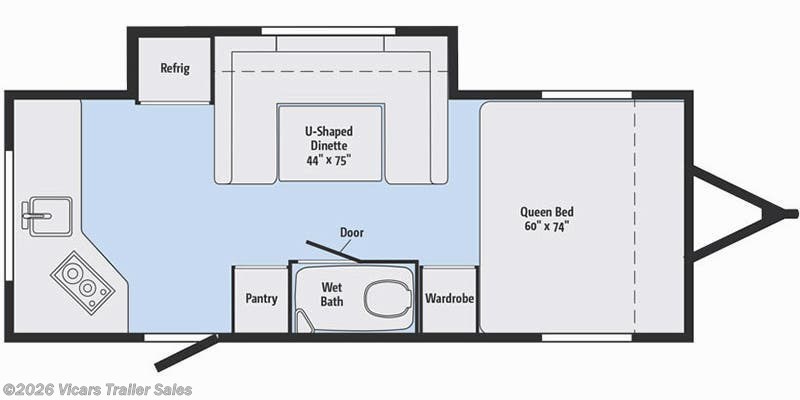 38573 2018 Winnebago Minnie Drop 1790 Blue Stone Travel