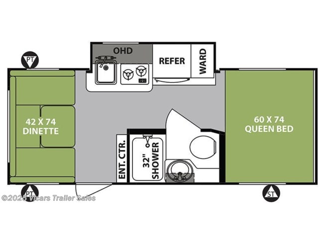 24192 2020 Forest River R Pod Rp 190 Travel Trailer For Sale In Taylor Mi