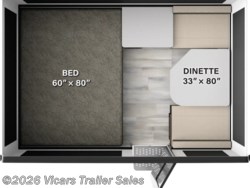 Stock Image for 2026 Forest River 19OTG (options and colors may vary) 2026 Forest River Rockwood Off The Ground 19OTG - New Popup for sale by Vicars Trailer Sales in Taylor, Michigan