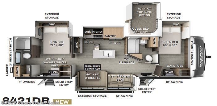 2026 Forest River Rockwood Signature 8421DB