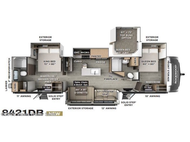 2026 Forest River Rockwood Signature 8421DB
