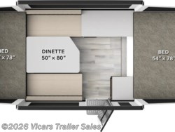 Stock Image for 2026 Forest River 16OTG (options and colors may vary) 2026 Forest River Rockwood Off The Ground 16OTG - New Popup for sale by Vicars Trailer Sales in Taylor, Michigan