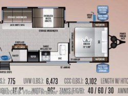 Stock Image for 2022 East to West 261 RB (options and colors may vary) 2022 East to West Della Terra 261 RB - New Travel Trailer for sale by Vicars Trailer Sales in Taylor, Michigan
