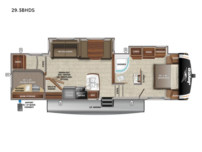 2023 Jayco Eagle HT 29.5BHDS - New Fifth Wheel For Sale by Vogt Family Fun Center  in Fort Worth, Texas