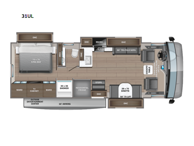 2024 Jayco Precept 31UL - New Class A For Sale by Vogt Family Fun Center  in Fort Worth, Texas