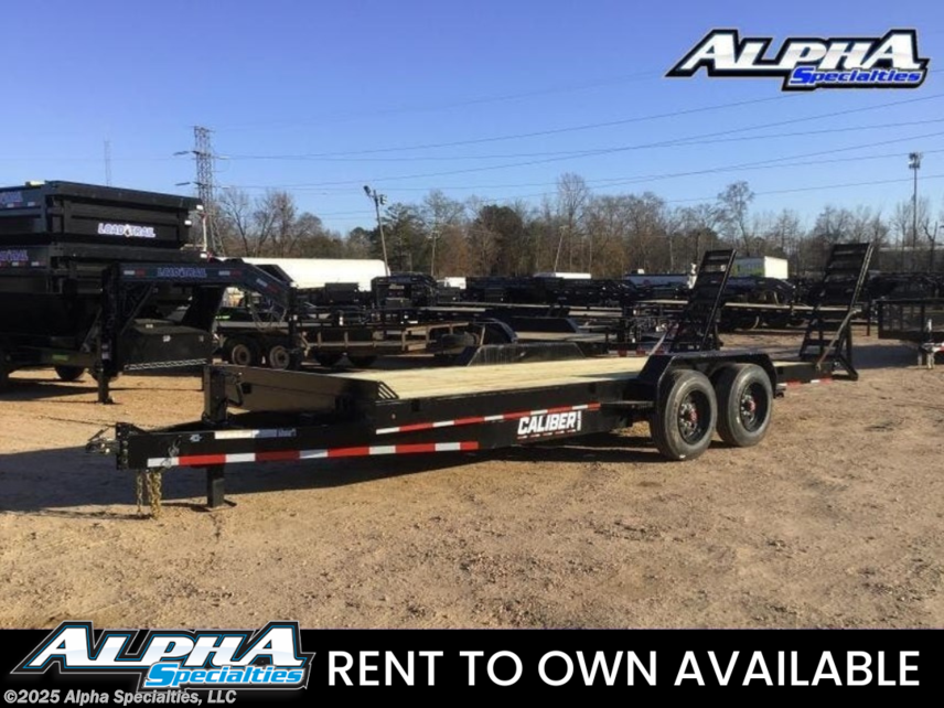 New 2022 Caliber 20&apos; Flatbed Equipment Trailer 16K LB GVWR available in Pearl, Mississippi