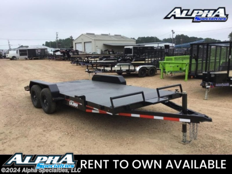 &lt;p&gt;# Stock Number: AS064860-6236&lt;/p&gt;
&lt;p&gt;&lt;span style=&quot;font-family: Arial; font-size: 14.6667px; white-space: pre-wrap;&quot;&gt;This trailer is for sale at Alpha Specialties near Jackson Mississippi in Pearl MS. We offer Rent To Own Financing and also offer traditional financing with Approved Credit. &lt;/span&gt;&lt;/p&gt;
&lt;p&gt;ECL718&lt;br /&gt;&amp;gt; 2022 Caliber 7 x 18 Tandem Axle Carhauler 10,400 GVWR&lt;br /&gt;- 2-5.2k Axles&lt;br /&gt;- 5&quot; Channel Frame&lt;br /&gt;- Solid Steel Floor&lt;br /&gt;- Breakaway Box&lt;br /&gt;- Dovetail&lt;br /&gt;- 7k Jack&lt;br /&gt;- Radial Tires&lt;br /&gt;- 2 5/16&quot; Coupler&lt;br /&gt;- 5&#39; Slide in Ramps&lt;br /&gt;- Spare Tire Mount&lt;br /&gt;- Removable Fender&lt;br /&gt;- 4 D-Rings&lt;br /&gt;- Split Bump Rail&lt;br /&gt;- Black&lt;/p&gt;
&lt;p dir=&quot;ltr&quot; style=&quot;color: #222222; font-family: Arial, Helvetica, sans-serif; font-size: small; line-height: 1.38; margin-top: 0pt; margin-bottom: 0pt;&quot;&gt;&lt;span style=&quot;font-size: 11pt; font-family: Arial; color: #000000; background-color: transparent; font-variant-numeric: normal; font-variant-east-asian: normal; font-variant-alternates: normal; vertical-align: baseline; white-space: pre-wrap;&quot;&gt;Please contact us to verify that this trailer is still available. All prices are subject to Tax, Title, Plates, and Doc Fee. All Trailers are discounted for Cash or Finance Price ! Alpha Specialties is located in Pearl MS and we are near Jackson MS, Hattiesburg MS, Terry MS, Newton MS, Brandon MS, Madison MS, Kosciusko MS, McComb MS, Vicksburg MS,&amp;nbsp; Byram MS, Shreveport LA, Arkansas, Louisiana, Tennessee, Alabama.Come see us for the best deal on DumpTrailers, EquipmentTrailers, Flatbed Trailers, Skidloader Trailers, Tiltbed Trailer, Bobcat Trailer, Farm Trailer, Trash Trailer, Cleanup Trailer, Hotshot Trailer, Gooseneck Trailer, Trailor, Load Trail Trailers for sale, Utility Trailer, ATV Trailer, UTV Trailer, Side X Side Trailer, SXS Trailer, Mower Trailer, Truck Beds, Truck Flatbeds, Tank Trailers, Hydraulic Dovetail Trailers, MAX Ramp Trailer, Ramp Trailer, Deckover Trailer, Pintle Trailer, Construction Trailer, Contractor Trailer, Jeep Trailers, Buggy Hauler Trailers, Scissor Lift Trailers, Used Trailer, Car Hauler, Car Trailers, Lawncare Trailers, Landscape Trailers, Low Pro Trailers, Backhoe Trailers, Golf Cart Trailers, Side Load Trailers, Tall Sided Dump Trailer for sale, 3&#39; Tall Side Dump Trailer, 4&#39; tall side dump trailer, gooseneck dump trailer, fold down side dump trailers.&amp;nbsp; We have Aluminum Trailers for sale in Mississippi.&amp;nbsp;We are also a 903 Beds and Norstar Truck Bed Dealer and install beds and service bodies. Contact us for the best deal on a truck bed for sale in MS. We also sell Mission, Pace and Haulmark enclosed cargo trailers for all your covered trailer needs.&lt;/span&gt;&lt;/p&gt;
&lt;p&gt;&lt;span class=&quot;gmail-im&quot; style=&quot;font-family: Arial, Helvetica, sans-serif; font-size: small; color: #500050;&quot;&gt;&amp;nbsp;&lt;/span&gt;&lt;/p&gt;
&lt;p dir=&quot;ltr&quot; style=&quot;line-height: 1.38; margin-top: 0pt; margin-bottom: 0pt;&quot;&gt;&lt;span style=&quot;font-size: 11pt; font-family: Arial; color: #000000; background-color: transparent; font-variant-numeric: normal; font-variant-east-asian: normal; font-variant-alternates: normal; vertical-align: baseline; white-space: pre-wrap;&quot;&gt;Alpha Specialties is not responsible for any Typos, Errors or misprints.&lt;/span&gt;&lt;/p&gt;