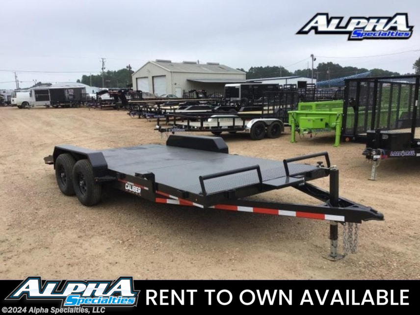 New 2022 Caliber 18&apos; Car Hauler Flatbed Trailer 10400 LB GVWR available in Pearl, Mississippi