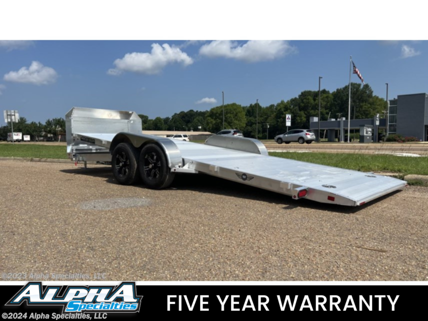 New 2024 Aluma 8220H Tilt Anniversary 20&apos; Anniversary Aluminum Tilt Car Hauler Trailer available in Pearl, Mississippi