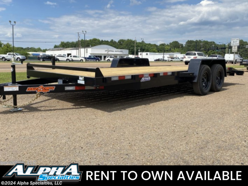 New 2023 Down 2 Earth 82X20 Wood Deck Car Hauler Trailer 7K GVWR available in Pearl, Mississippi