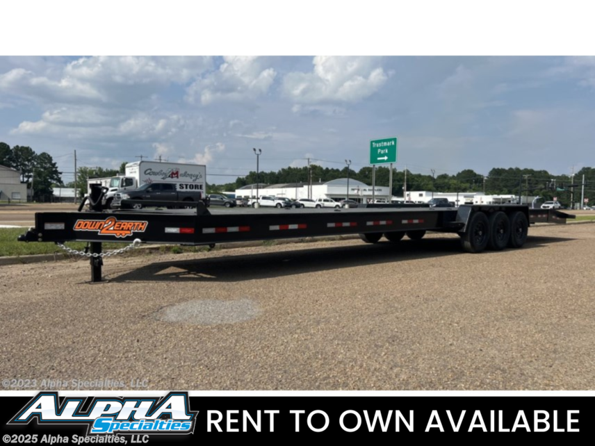 New 2023 Down 2 Earth 82X36 Two Car Hauler Steel Deck 21K GVWR available in Pearl, Mississippi