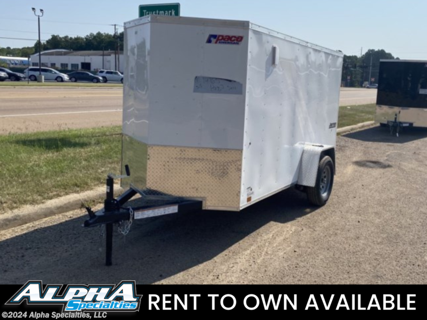 New 2023 Pace American 5X10 Enclosed Cargo Trailer available in Pearl, Mississippi