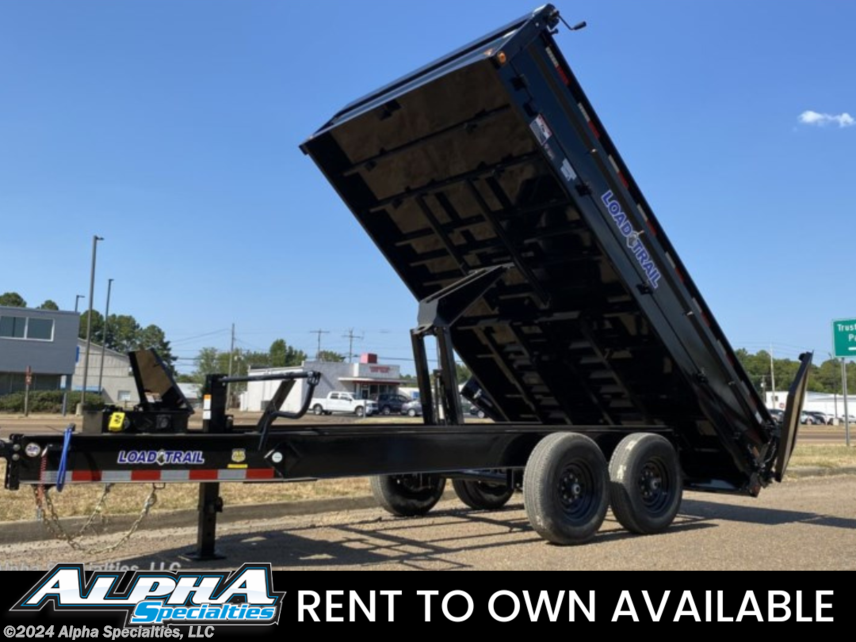 New 2024 Load Trail 96X14 Deckover Dump w/ Fold Down Sides 14K GVWR available in Pearl, Mississippi