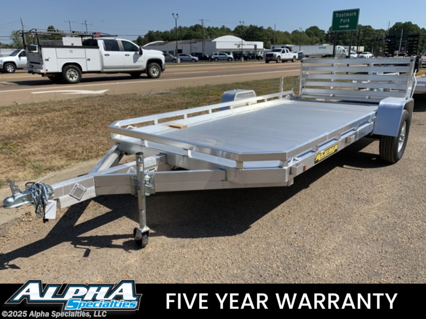 New 2024 Aluma 7814S-BT 14&apos; Aluminum Utility Trailer available in Pearl, Mississippi