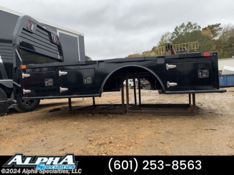 &lt;p&gt;stock # AS302076-4425&lt;/p&gt;
&lt;p&gt;&lt;span style=&quot;color: #212529; font-family: Arial; font-size: 14.6667px; text-align: justify; white-space-collapse: preserve;&quot;&gt;This truck bed is for sale at Alpha Specialties near Jackson Mississippi in Pearl MS.&lt;/span&gt;&lt;/p&gt;
&lt;p&gt;New SKIRTED, 97&quot; WIDE, 11&#39;4 LONG, 84 CTA, 34&quot; RUNNER&lt;/p&gt;
&lt;p&gt;* Deck and Body 30K&lt;/p&gt;
&lt;p&gt;* Smooth Plate Round Fenders (removable)&lt;/p&gt;
&lt;p&gt;* Chome Hinge and Chrome/BLK Latch&lt;/p&gt;
&lt;p&gt;* Headache Rack 39&quot; Tall&lt;/p&gt;
&lt;p&gt;* Oval Lights&lt;/p&gt;
&lt;p&gt;* Black (w/Primer)&lt;/p&gt;
&lt;p&gt;SD9711484&lt;/p&gt;
&lt;p dir=&quot;ltr&quot; style=&quot;box-sizing: border-box; margin: 0px; padding: 0px; line-height: 1.38; text-align: justify; color: #222222; font-family: Arial, Helvetica, sans-serif; font-size: small;&quot;&gt;&lt;span style=&quot;box-sizing: border-box; font-size: 11pt; font-family: Arial; color: #000000; background-color: transparent; font-variant-numeric: normal; font-variant-east-asian: normal; font-variant-alternates: normal; vertical-align: baseline; white-space-collapse: preserve;&quot;&gt;Please contact us to verify that this 903 Beds Truck Bed is still available. All prices are subject to Tax. All Truckbeds are discounted for Cash or Finance Price ! Alpha Specialties is located in Pearl MS and we are near Jackson MS, Hattiesburg MS, Terry MS, Newton MS, Brandon MS, Madison MS, Kosciusko MS, McComb MS, Vicksburg MS,&amp;nbsp; Byram MS, Shreveport LA, Arkansas, Louisiana, Tennessee, Alabama.Come see us for the best deal on Truck Beds for sale in MS. We are also a Norstar Truck Bed Dealer and install beds and service bodies. Call us if you are looking for a truck bed dealer near me. We usually have truck beds in stock for Ford, Chevrolet, Chevy, Dodge, GMC and Ram Trucks. We have a Trailer &amp;amp; Truck Bed Service Center at our Pearl Mississippi location and can install Truck Beds and service trailers. We also offer a Great Selection of Truck Beds Parts and Trailer Parts for sale in our showroom.&lt;/span&gt;&lt;/p&gt;
&lt;p style=&quot;box-sizing: border-box; margin: 0px; padding: 0px; line-height: 1.25; color: #212529; font-family: Nunito, sans-serif; font-size: 18px; text-align: justify;&quot;&gt;&lt;span class=&quot;gmail-im&quot; style=&quot;box-sizing: border-box; font-family: Arial, Helvetica, sans-serif; font-size: small; color: #500050;&quot;&gt;&amp;nbsp;&lt;/span&gt;&lt;/p&gt;
&lt;p style=&quot;box-sizing: border-box; margin: 0px; padding: 0px; line-height: 1.25; color: #212529; font-family: Nunito, sans-serif; font-size: 18px; text-align: justify;&quot;&gt;&amp;nbsp;&lt;/p&gt;
&lt;p&gt;&amp;nbsp;&lt;/p&gt;
&lt;p dir=&quot;ltr&quot; style=&quot;box-sizing: border-box; margin: 0px; padding: 0px; line-height: 1.38; color: #212529; font-family: Nunito, sans-serif; font-size: 18px; text-align: justify;&quot;&gt;&lt;span style=&quot;box-sizing: border-box; font-size: 11pt; font-family: Arial; color: #000000; background-color: transparent; font-variant-numeric: normal; font-variant-east-asian: normal; font-variant-alternates: normal; vertical-align: baseline; white-space-collapse: preserve;&quot;&gt;Alpha Specialties is not responsible for any Typos, Errors or misprints.&lt;/span&gt;&lt;/p&gt;