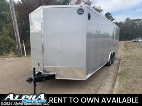 &lt;p&gt;stock # AS410913-10301&lt;/p&gt;
&lt;p&gt;&lt;span style=&quot;color: #212529; font-family: Arial; font-size: 14.6667px; text-align: justify; white-space-collapse: preserve;&quot;&gt;This trailer is for sale at Alpha Specialties near Jackson Mississippi in Pearl MS. We offer Rent To Own Financing and also offer traditional financing with Approved Credit.&lt;/span&gt;&lt;/p&gt;
&lt;p&gt;New Wells Cargo FT8524T3-D 8.5X24 Enclosed Trailer&lt;/p&gt;
&lt;p&gt;V-Front&lt;/p&gt;
&lt;p&gt;24ft Long&lt;/p&gt;
&lt;p&gt;8-1/2ft Wide&lt;/p&gt;
&lt;p&gt;9,990lb GVWR&lt;/p&gt;
&lt;p&gt;2-5/16in 14,000lb Coupler&lt;/p&gt;
&lt;p&gt;Crossmembers 16in On Center&lt;/p&gt;
&lt;p&gt;2in x 6in Tube Main Rails&lt;/p&gt;
&lt;p&gt;Tube Roof Bows 24in On Center&lt;/p&gt;
&lt;p&gt;5/16&quot; x 27&quot; G4 Safety Chains w/ Clevis Safety Hook&amp;nbsp;&lt;/p&gt;
&lt;p&gt;&amp;nbsp;Sub-7&#39;0&quot; Approximate Inside Height&amp;nbsp;&lt;/p&gt;
&lt;p&gt;Vertical Posts 16in On Center&lt;/p&gt;
&lt;p&gt;2,000lb Top Wind Tongue Jack&lt;/p&gt;
&lt;p&gt;Standard A-Frame Tongue&amp;nbsp;&lt;/p&gt;
&lt;p&gt;5.2K Spring Ele Brake Axle, 4in Drop,6b,EZ Lube&lt;/p&gt;
&lt;p&gt;ST225/75R15 Radial 6B Silver Spoke Steel Wheel&amp;nbsp;&lt;/p&gt;
&lt;p&gt;Medium Duty Rear Ramp Door w/PlexCore Extension&lt;/p&gt;
&lt;p&gt;Sub-32 x 78 Side MFG Door w/Grab Handle &amp;amp; Bar Lock&amp;nbsp;&lt;/p&gt;
&lt;p&gt;3/4in PlexCore Decking&lt;/p&gt;
&lt;p&gt;3/8in PlexCore Sidewall Liner&lt;/p&gt;
&lt;p&gt;LED Lighting&lt;/p&gt;
&lt;p&gt;1-Piece Aluminum Roof&lt;/p&gt;
&lt;p&gt;Sub-Silverfrost .030 Aluminum Exterior&lt;/p&gt;
&lt;p&gt;Smooth Aluminum Fenderettes&lt;/p&gt;
&lt;p&gt;16in Starbright Stoneguard&amp;nbsp;&lt;/p&gt;
&lt;p&gt;Sidewall Flow-Thru Vents&amp;nbsp;&lt;/p&gt;
&lt;p dir=&quot;ltr&quot; style=&quot;box-sizing: border-box; margin: 0px; padding: 0px; line-height: 1.38; text-align: justify; color: #222222; font-family: Arial, Helvetica, sans-serif; font-size: small;&quot;&gt;&lt;span style=&quot;box-sizing: border-box; font-size: 11pt; font-family: Arial; color: #000000; background-color: transparent; font-variant-numeric: normal; font-variant-east-asian: normal; font-variant-alternates: normal; vertical-align: baseline; white-space-collapse: preserve;&quot;&gt;Please contact us to verify that this trailer is still available. All prices are subject to Tax, Title, Plates, and Doc Fee. All Trailers are discounted for Cash or Finance Price ! Alpha Specialties is located in Pearl MS and we are near Jackson MS, Hattiesburg MS, Terry MS, Newton MS, Brandon MS, Madison MS, Kosciusko MS, McComb MS, Vicksburg MS,&amp;nbsp; Byram MS, Shreveport LA, Arkansas, Louisiana, Tennessee, Alabama.Come see us for the best deal on DumpTrailers, EquipmentTrailers, Flatbed Trailers, Skidloader Trailers, Tiltbed Trailer, Bobcat Trailer, Farm Trailer, Trash Trailer, Cleanup Trailer, Hotshot Trailer, Gooseneck Trailer, Trailor, Load Trail Trailers for sale, Utility Trailer, ATV Trailer, UTV Trailer, Side X Side Trailer, SXS Trailer, Mower Trailer, Truck Beds, Truck Flatbeds, Tank Trailers, Hydraulic Dovetail Trailers, MAX Ramp Trailer, Ramp Trailer, Deckover Trailer, Pintle Trailer, Construction Trailer, Contractor Trailer, Jeep Trailers, Buggy Hauler Trailers, Scissor Lift Trailers, Used Trailer, Car Hauler, Car Trailers, Lawncare Trailers, Landscape Trailers, Low Pro Trailers, Backhoe Trailers, Golf Cart Trailers, Side Load Trailers, Tall Sided Dump Trailer for sale, 3&#39; Tall Side Dump Trailer, 4&#39; tall side dump trailer, gooseneck dump trailer, fold down side dump trailers.&amp;nbsp; We have Aluminum Trailers for sale in Mississippi.&amp;nbsp;We are also a 903 Beds and Norstar Truck Bed Dealer and install beds and service bodies. Contact us for the best deal on a truck bed for sale in MS. We also sell Mission, Pace and Haulmark enclosed cargo trailers for all your covered trailer needs.&lt;/span&gt;&lt;/p&gt;
&lt;p style=&quot;box-sizing: border-box; margin: 0px; padding: 0px; line-height: 1.25; color: #212529; font-family: Nunito, sans-serif; font-size: 18px; text-align: justify;&quot;&gt;&lt;span class=&quot;gmail-im&quot; style=&quot;box-sizing: border-box; font-family: Arial, Helvetica, sans-serif; font-size: small; color: #500050;&quot;&gt;&amp;nbsp;&lt;/span&gt;&lt;/p&gt;
&lt;p&gt;&amp;nbsp;&lt;/p&gt;
&lt;p dir=&quot;ltr&quot; style=&quot;box-sizing: border-box; margin: 0px; padding: 0px; line-height: 1.38; color: #212529; font-family: Nunito, sans-serif; font-size: 18px; text-align: justify;&quot;&gt;&lt;span style=&quot;box-sizing: border-box; font-size: 11pt; font-family: Arial; color: #000000; background-color: transparent; font-variant-numeric: normal; font-variant-east-asian: normal; font-variant-alternates: normal; vertical-align: baseline; white-space-collapse: preserve;&quot;&gt;Alpha Specialties is not responsible for any Typos, Errors or misprints.&lt;/span&gt;&lt;/p&gt;
&lt;p&gt;&amp;nbsp;&lt;/p&gt;
&lt;p&gt;&amp;nbsp;&lt;/p&gt;