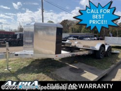 New 2024 Aluma 8220H-XL 20&apos; Aluminum Tilt Car Hauler Trailer 9990 GVWR available in Pearl, Mississippi