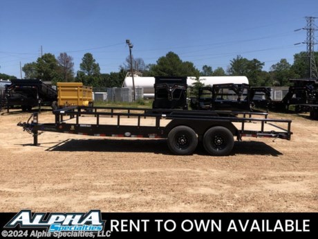 &lt;p&gt;stock # AS317420-7355&lt;br&gt;This trailer is for sale at Alpha Specialties near Jackson Mississippi in Pearl MS. We offer Rent To Own Financing and also offer traditional financing with Approved Credit&lt;br&gt;&lt;strong&gt;83&quot; x 20&#39; Tandem Equipment Trailer&lt;/strong&gt;&lt;br&gt;* ST235/80 R16 LRE 10 Ply. &lt;br&gt;* 6&quot; Channel Frame&lt;br&gt;* Coupler 2-5/16&quot; Adjustable (4 HOLE)&lt;br&gt;* Treated Wood Floor&lt;br&gt;* 2 - 7,000 Lb Dexter Spring Axles ( Elec FSA Brakes on both axles)&lt;br&gt;* Diamond Plate Fenders (removable)&lt;br&gt;* REAR Slide-IN Ramps 5&#39; x 16&quot;&amp;nbsp;&lt;br&gt;* 16&quot; Cross-Members&lt;br&gt;* Jack Spring Loaded Drop Leg 1-10K&lt;br&gt;* Lights LED (w/Cold Weather Harness)&lt;br&gt;* 4 - D-Rings 4&quot; Weld On&lt;br&gt;* 3&quot; - Pipe Top Side Rails (removable)&lt;br&gt;* Road Service Program&amp;nbsp;&lt;br&gt;* Spare Tire Mount&lt;br&gt;* Black (w/Primer)&lt;br&gt;CS8320072&lt;/p&gt;
&lt;ul class=&quot;m-t-sm&quot;&gt;
&lt;li&gt;
&lt;p dir=&quot;ltr&quot;&gt;Please contact us to verify that this trailer is still available. All prices are subject to Tax, Title, Plates, and Doc Fee. All Trailers are discounted for Cash or Finance Price ! Alpha Specialties is located in Pearl MS and we are near Jackson MS, Hattiesburg MS, Terry MS, Newton MS, Brandon MS, Madison MS, Kosciusko MS, McComb MS, Vicksburg MS,&amp;nbsp; Byram MS, Shreveport LA, Arkansas, Louisiana, Tennessee, Alabama.Come see us for the best deal on DumpTrailers, EquipmentTrailers, Flatbed Trailers, Skidloader Trailers, Tiltbed Trailer, Bobcat Trailer, Farm Trailer, Trash Trailer, Cleanup Trailer, Hotshot Trailer, Gooseneck Trailer, Trailor, Load Trail Trailers for sale, Utility Trailer, ATV Trailer, UTV Trailer, Side X Side Trailer, SXS Trailer, Mower Trailer, Truck Beds, Truck Flatbeds, Tank Trailers, Hydraulic Dovetail Trailers, MAX Ramp Trailer, Ramp Trailer, Deckover Trailer, Pintle Trailer, Construction Trailer, Contractor Trailer, Jeep Trailers, Buggy Hauler Trailers, Scissor Lift Trailers, Used Trailer, Car Hauler, Car Trailers, Lawncare Trailers, Landscape Trailers, Low Pro Trailers, Backhoe Trailers, Golf Cart Trailers, Side Load Trailers, Tall Sided Dump Trailer for sale, 3&#39; Tall Side Dump Trailer, 4&#39; tall side dump trailer, gooseneck dump trailer, fold down side dump trailers.&amp;nbsp; We have Aluminum Trailers for sale in Mississippi.&amp;nbsp;We are also a 903 Beds and Norstar Truck Bed Dealer and install beds and service bodies. Contact us for the best deal on a truck bed for sale in MS. We also sell Mission, Pace and Haulmark enclosed cargo trailers for all your covered trailer needs.&lt;/p&gt;
&lt;p&gt;&lt;span class=&quot;gmail-im&quot;&gt;&amp;nbsp;&lt;/span&gt;&lt;/p&gt;
&lt;p dir=&quot;ltr&quot;&gt;Alpha Specialties is not responsible for any Typos, Errors or misprints.&lt;/p&gt;
&lt;/li&gt;
&lt;/ul&gt;