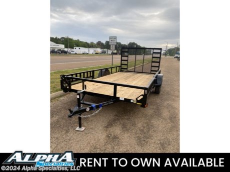 &lt;p&gt;stock # AS318858-8642&lt;br&gt;This trailer is for sale at Alpha Specialties near Jackson Mississippi in Pearl MS. We offer Rent To Own Financing and also offer traditional financing with Approved Credit&lt;br&gt;&lt;strong&gt;83&quot; x 14&#39; Single Axle Trailer&lt;/strong&gt;&lt;br&gt;* ST205/75 R15 LRC 6 Ply. &lt;br&gt;* Coupler 2&quot; A-Frame&lt;br&gt;* Treated Wood Floor&lt;br&gt;* Smooth Plate Round Fenders (weld-on)&lt;br&gt;* 4&#39; Fold In Gate Tubing w/Exp. Metal and Side Rail Ramps&lt;br&gt;* Wrap Around Tongue&lt;br&gt;* 24&quot; Cross-Members&lt;br&gt;* 1 - 3,500 Lb Dexter Spring (1 Idler Axle)&lt;br&gt;* Jack 2000 lb.&lt;br&gt;* Lights LED (w/Cold Weather Harness)&lt;br&gt;* 4 - Corner Tie Downs&lt;br&gt;* Sq. Tube Side Rails (weld on)&lt;br&gt;* Road Service Program&amp;nbsp;&amp;nbsp;&lt;br&gt;* Spring Assist on Fold Gate&lt;br&gt;* Spare Tire Mount&lt;br&gt;* Black (w/Primer)&lt;br&gt;SE8314031&lt;/p&gt;
&lt;ul class=&quot;m-t-sm&quot;&gt;
&lt;li&gt;
&lt;p dir=&quot;ltr&quot;&gt;Please contact us to verify that this trailer is still available. All prices are subject to Tax, Title, Plates, and Doc Fee. All Trailers are discounted for Cash or Finance Price ! Alpha Specialties is located in Pearl MS and we are near Jackson MS, Hattiesburg MS, Terry MS, Newton MS, Brandon MS, Madison MS, Kosciusko MS, McComb MS, Vicksburg MS,&amp;nbsp; Byram MS, Shreveport LA, Arkansas, Louisiana, Tennessee, Alabama.Come see us for the best deal on DumpTrailers, EquipmentTrailers, Flatbed Trailers, Skidloader Trailers, Tiltbed Trailer, Bobcat Trailer, Farm Trailer, Trash Trailer, Cleanup Trailer, Hotshot Trailer, Gooseneck Trailer, Trailor, Load Trail Trailers for sale, Utility Trailer, ATV Trailer, UTV Trailer, Side X Side Trailer, SXS Trailer, Mower Trailer, Truck Beds, Truck Flatbeds, Tank Trailers, Hydraulic Dovetail Trailers, MAX Ramp Trailer, Ramp Trailer, Deckover Trailer, Pintle Trailer, Construction Trailer, Contractor Trailer, Jeep Trailers, Buggy Hauler Trailers, Scissor Lift Trailers, Used Trailer, Car Hauler, Car Trailers, Lawncare Trailers, Landscape Trailers, Low Pro Trailers, Backhoe Trailers, Golf Cart Trailers, Side Load Trailers, Tall Sided Dump Trailer for sale, 3&#39; Tall Side Dump Trailer, 4&#39; tall side dump trailer, gooseneck dump trailer, fold down side dump trailers.&amp;nbsp; We have Aluminum Trailers for sale in Mississippi.&amp;nbsp;We are also a 903 Beds and Norstar Truck Bed Dealer and install beds and service bodies. Contact us for the best deal on a truck bed for sale in MS. We also sell Mission, Pace and Haulmark enclosed cargo trailers for all your covered trailer needs.&lt;/p&gt;
&lt;p&gt;&lt;span class=&quot;gmail-im&quot;&gt;&amp;nbsp;&lt;/span&gt;&lt;/p&gt;
&lt;p dir=&quot;ltr&quot;&gt;Alpha Specialties is not responsible for any Typos, Errors or misprints.&lt;/p&gt;
&lt;/li&gt;
&lt;/ul&gt;