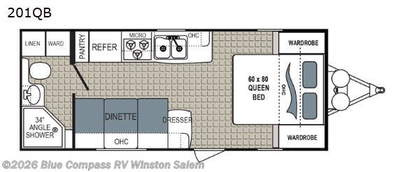 2018 Dutchmen Kodiak Ultra Lite 201QB - Used Travel Trailer For Sale by Blue Compass RV Winston Salem in Rural Hall, North Carolina