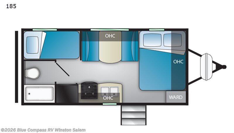 2018 Heartland Mallard 185 - Used Travel Trailer For Sale by Blue Compass RV Winston Salem in Rural Hall, North Carolina