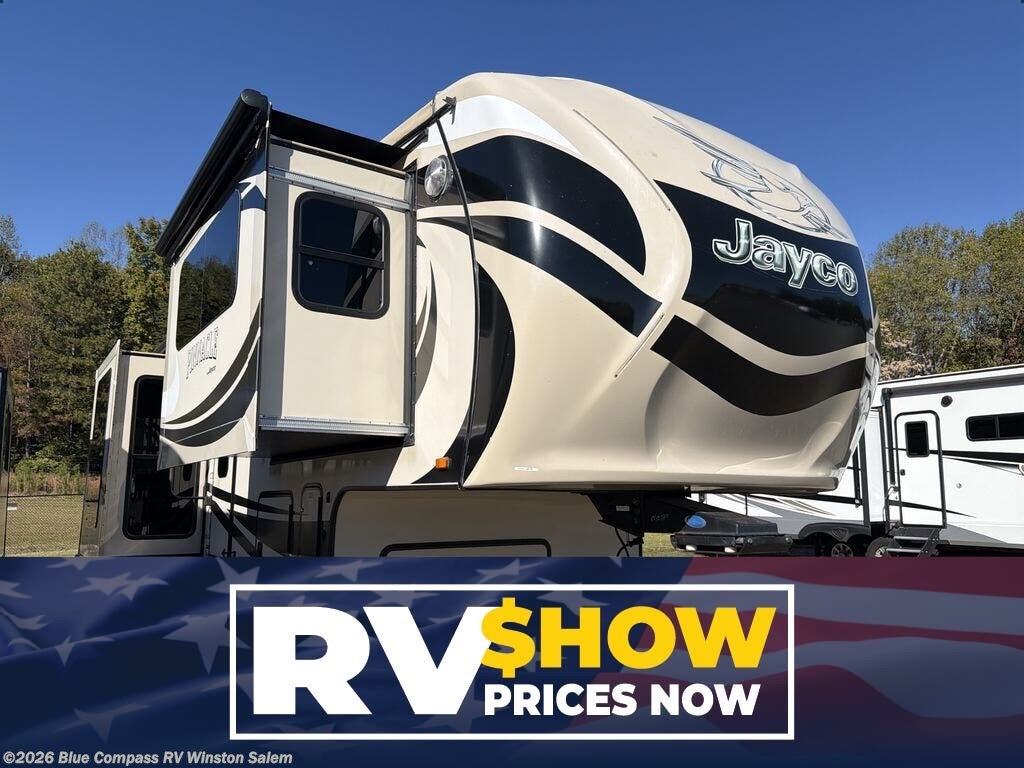 2015 Jayco Pinnacle 38FLSA - Used Fifth Wheel For Sale by Blue Compass RV Winston Salem in Rural Hall, North Carolina features Slideout