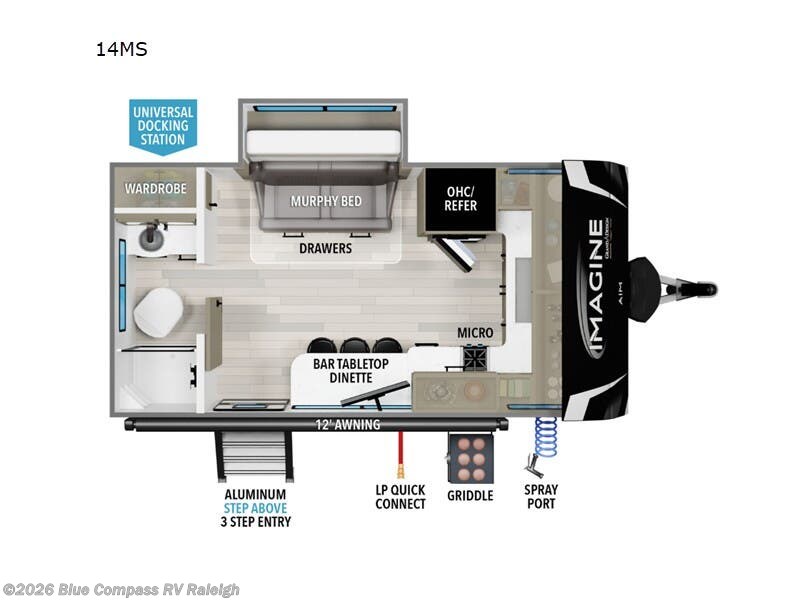 2025 Imagine AIM 14MS by Grand Design from Blue Compass RV Raleigh in Raleigh, North Carolina