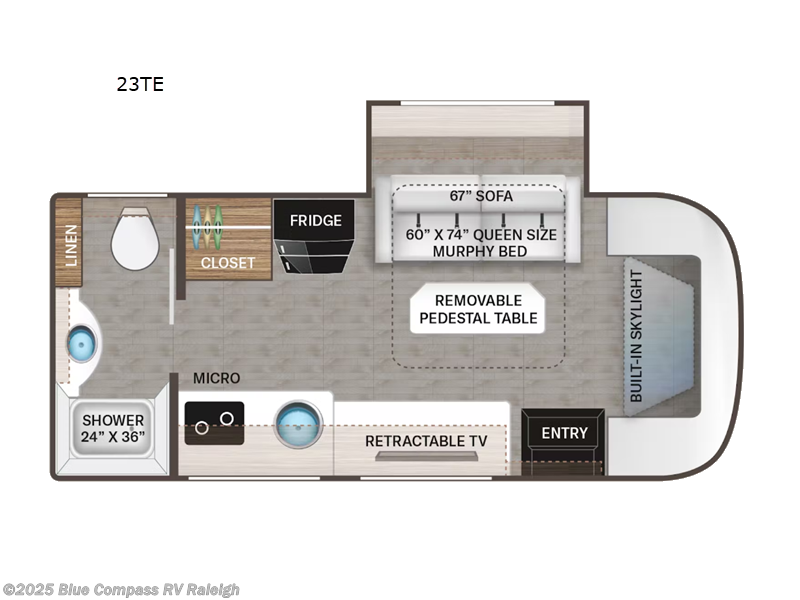 2024 Thor Motor Coach Gemini AWD 23TE - Used Class B+ For Sale by Blue Compass RV Raleigh in Raleigh, North Carolina features Slideout
