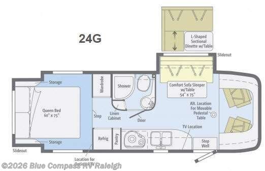 2014 Winnebago View Profile 24G - Used Class C For Sale by Blue Compass RV Raleigh in Raleigh, North Carolina features Slideout