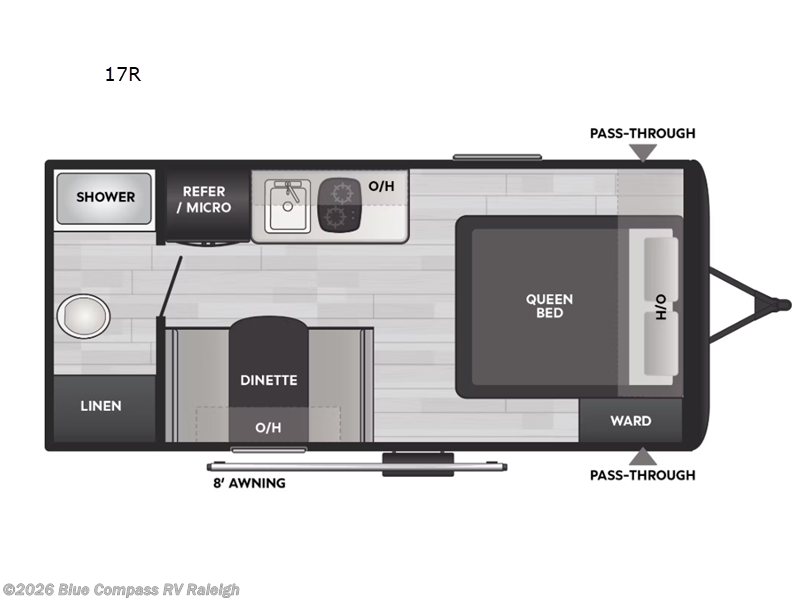 2025 Keystone Coleman 17R - Used Travel Trailer For Sale by Blue Compass RV Raleigh in Raleigh, North Carolina