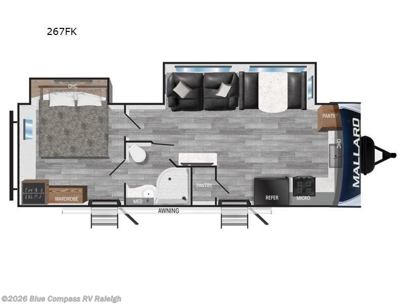 2023 Mallard 267FK by Heartland from Blue Compass RV Raleigh in Raleigh, North Carolina