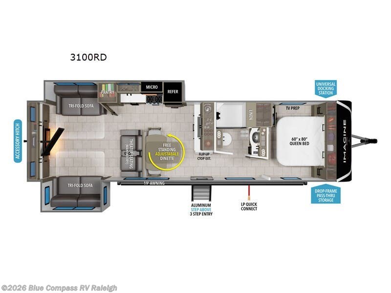 2026 Imagine 3100RD by Grand Design from Blue Compass RV Raleigh in Raleigh, North Carolina