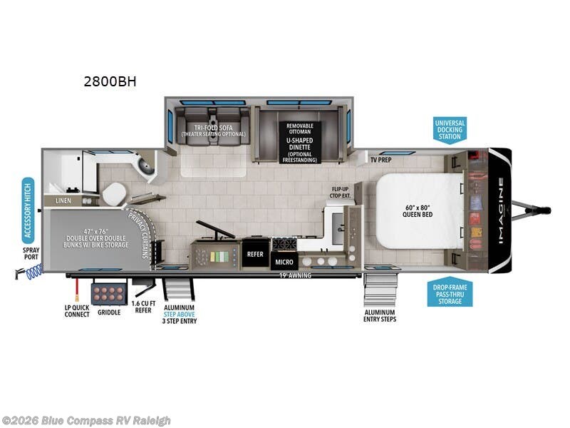 2026 Imagine 2800BH by Grand Design from Blue Compass RV Raleigh in Raleigh, North Carolina