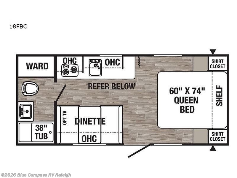 2019 Puma XLE Lite 18FBC by Palomino from Blue Compass RV Raleigh in Raleigh, North Carolina