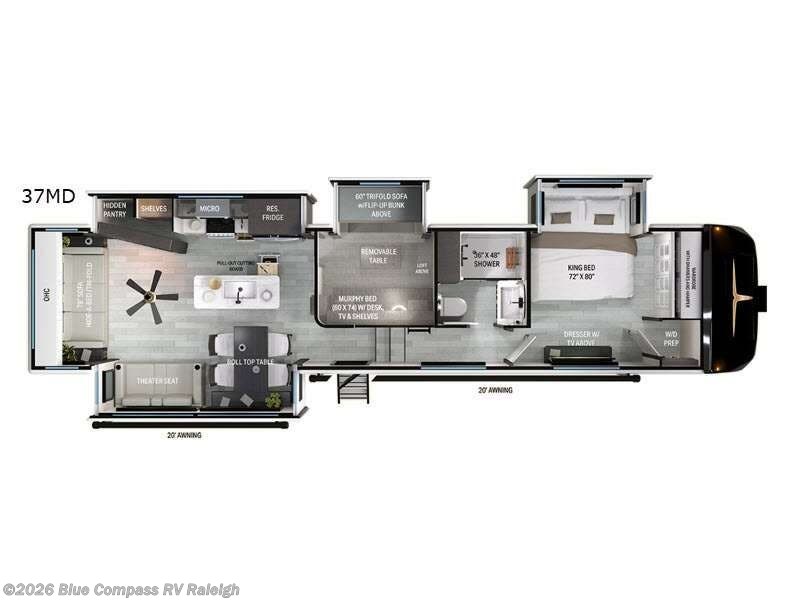 2026 Bighorn 37MD by Heartland from Blue Compass RV Raleigh in Raleigh, North Carolina