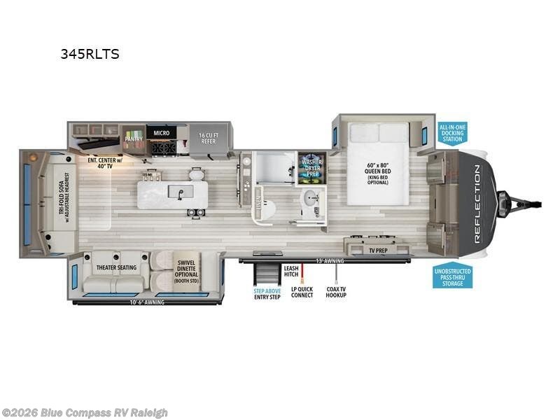 2026 Reflection 345RLTS by Grand Design from Blue Compass RV Raleigh in Raleigh, North Carolina