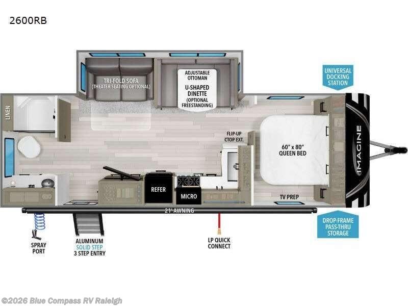 2026 Imagine 2600RB by Grand Design from Blue Compass RV Raleigh in Raleigh, North Carolina