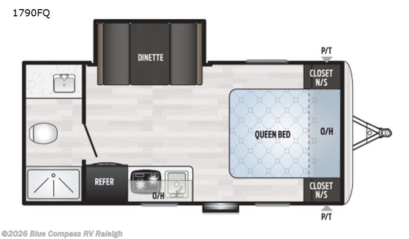 2019 Keystone Springdale Mini 1790FQ - Used Travel Trailer For Sale by Blue Compass RV Raleigh in Raleigh, North Carolina features Slideout