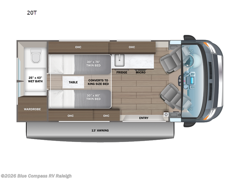 2027 Jayco Swift 20T - New Class B For Sale by Blue Compass RV Raleigh in Raleigh, North Carolina