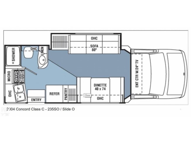 2004 Coachmen Concord 235 So Rv For Sale In Cape May Court House Nj 08210 119809 Rvusa Com Classifieds