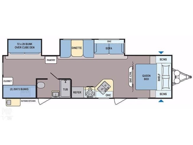 2018 Dutchmen Coleman 3015bh Rv For Sale In Bowling Green Oh 43402 167444 Rvusa Com Classifieds