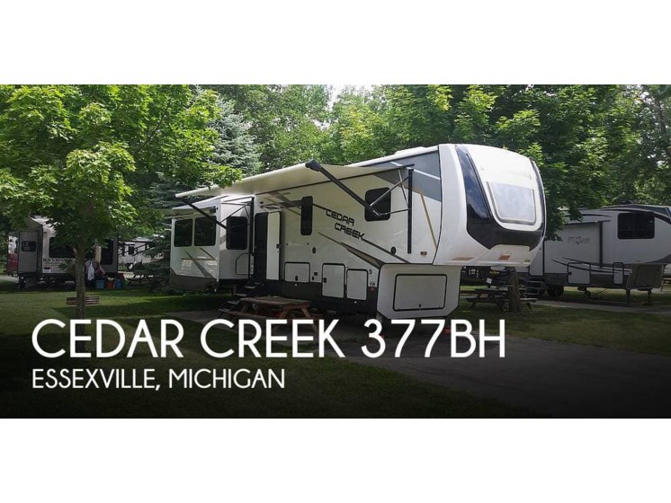 Used 2021 Forest River Cedar Creek 377BH available in Bay City, Michigan