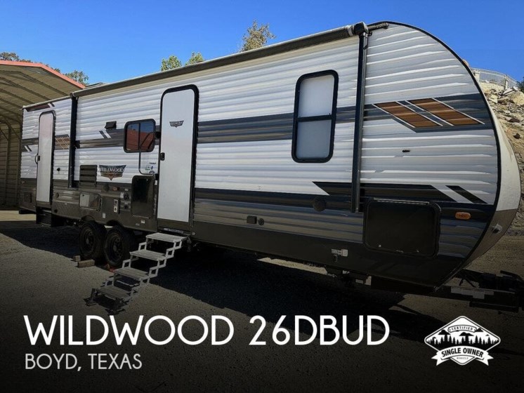 Used 2021 Forest River Wildwood 26DBUD available in Boyd, Texas