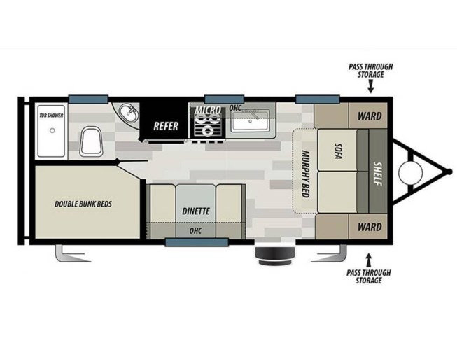 2020 Forest River Wildwood Select 178 DB - Used Travel Trailer For Sale by Pop RVs in Arroyo Grande, California
