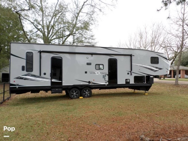 2021 Forest River Wolf Pack 315 Pack 12 - Used Toy Hauler For Sale by Pop RVs in Magee, Mississippi
