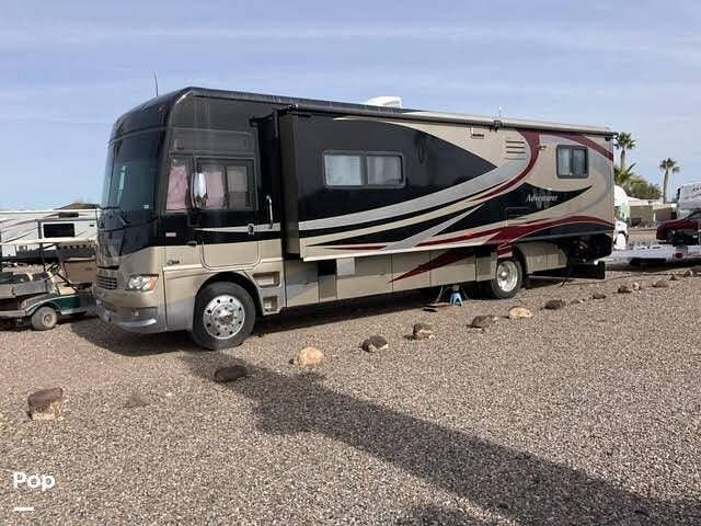 2010 Winnebago Adventurer 35P - Used Class A For Sale by Pop RVs in Salome, Arizona features Awning, Air Conditioning, Leveling Jacks, Slideout, Generator
