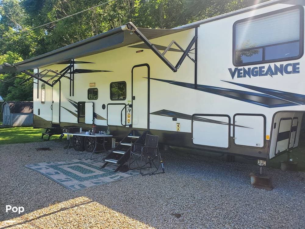 Used 2019 Forest River Vengeance 345A13 available in Blue Rock, Ohio