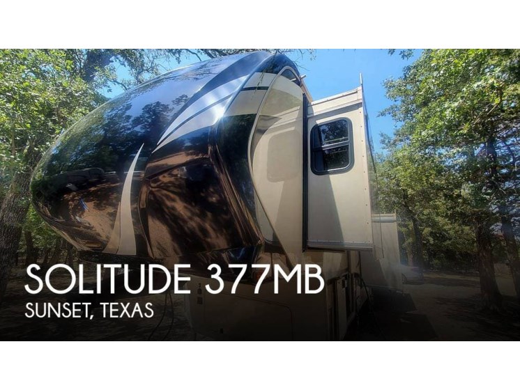Used 2016 Grand Design Solitude 377MB available in Sunset, Texas